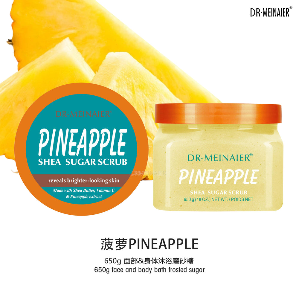 foreign trade fruit scrub sugar bath salt exfoliating chicken skin whole body bath salt wet salt vc sugar scrub 650
