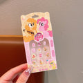 3# [boxed] yellow pony nail stickers (12 pieces)