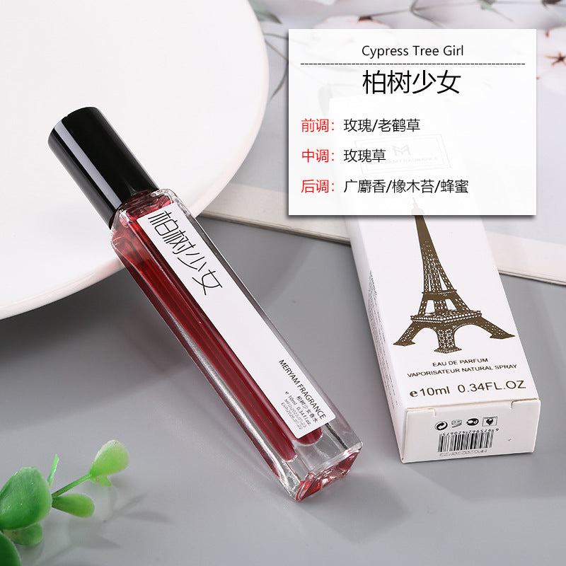 Night market stall perfume sample blue woody tone men and women earth live broadcast genuine perfume 10ml long-lasting light fragrance