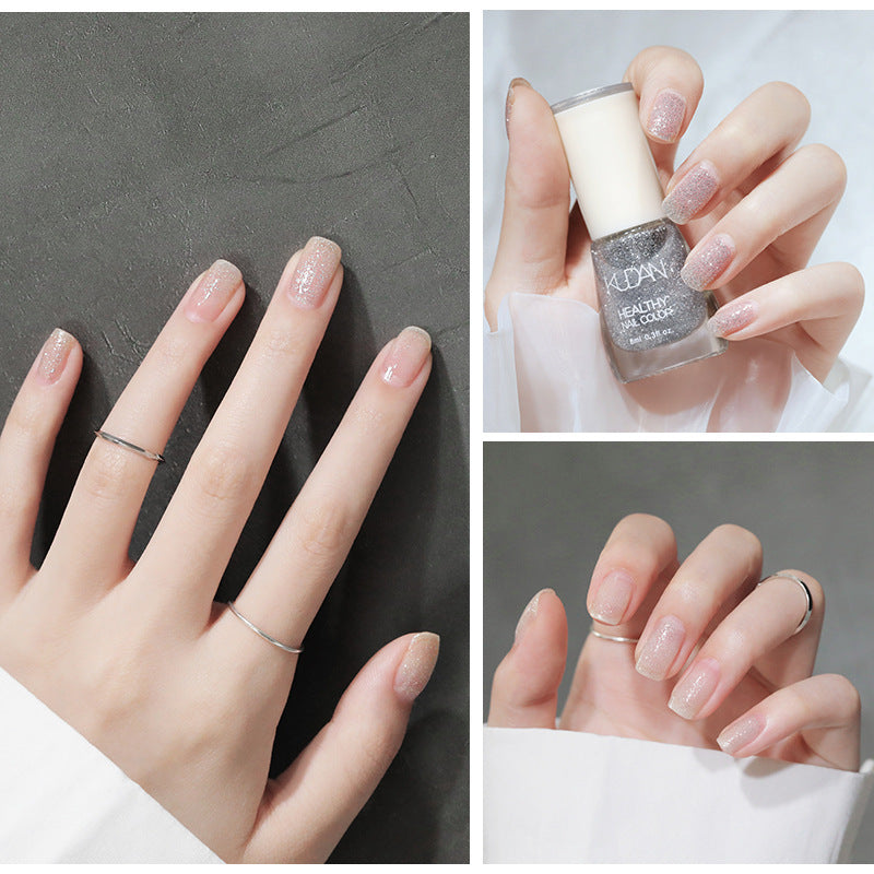 Oily colorful character nail polish, long-lasting, no baking, non-peelable, quick-drying, whitening, non-tearable, cross-border live broadcast nail polish