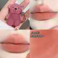 Art value mengle bear velvet lip mud velvet matte matte student low saturation fall and winter whitening lipstick