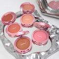 Gege bear gege bear stereo relief fog blush low saturation nature nude makeup single color blush palette