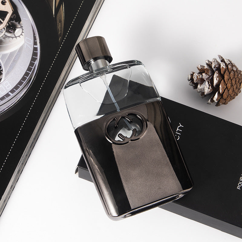 Black guilty love men's cologne - long-lasting, fresh, and woody fragrance for the modern gentleman (cross-border perfume)