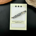 Korean dongdaemun new blue floral hair clip - side bangs duckbill clip - sweet & girly hair accessory